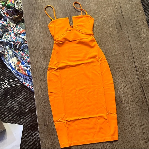 Susana Monaco Square Neck Midi Dress- XS,S,M - Picture 5 of 9